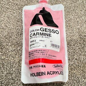 Holbein Carmine Acrylic Gesso Professional Paint